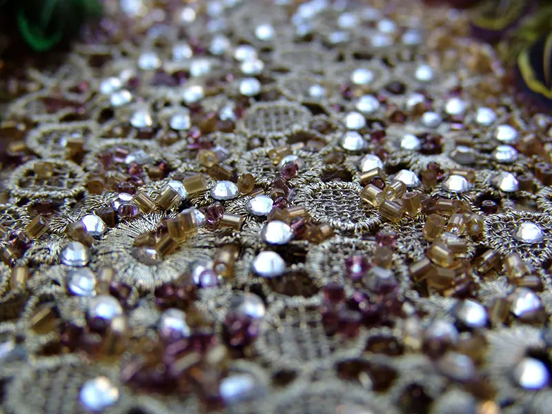 Sequin Embroidery Fabric