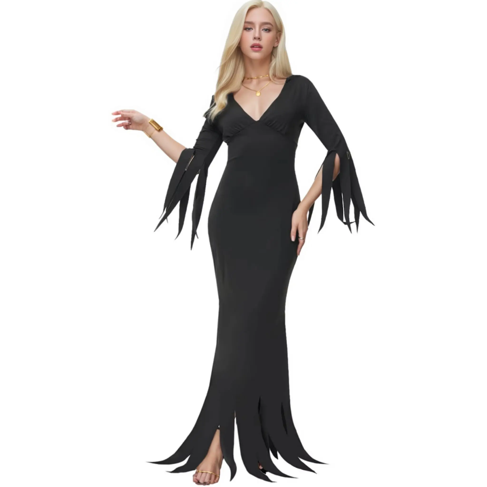 OEM Custom Womens V-Neck Bodycon...