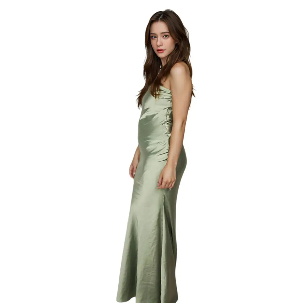 Elegant Sleeveless One-Shoulder ...