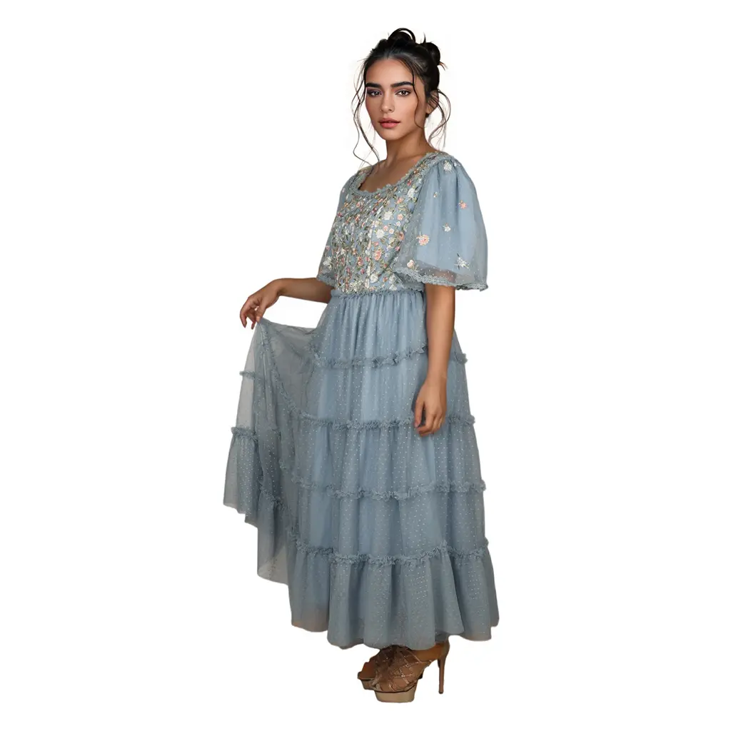 Summer Fairycore Tunic Slim Casu...