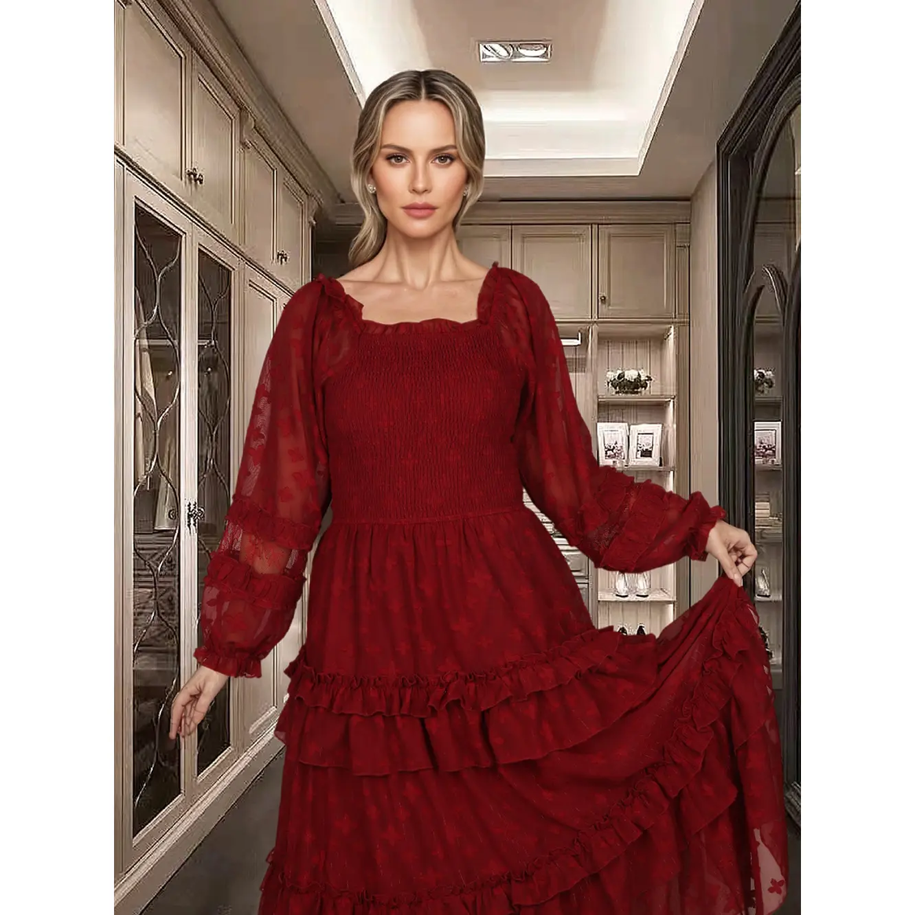 The Custom Long-Sleeve Square Neck Dress 4.jpg