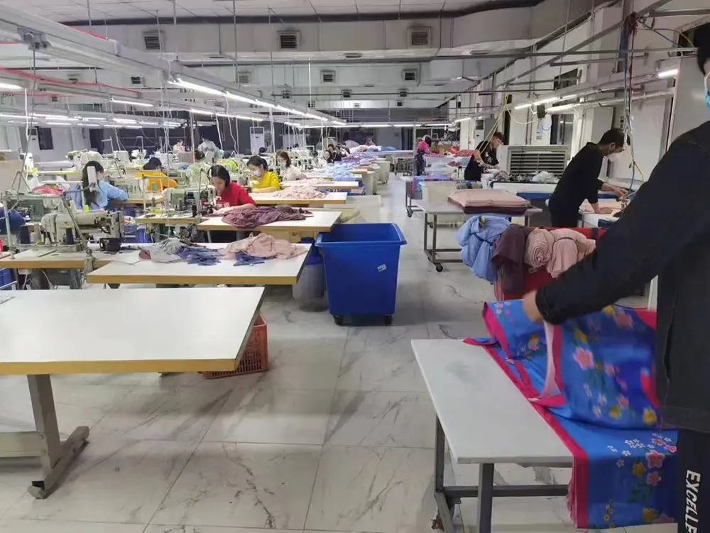 Unique fabric selection for evening dress manufacturing
